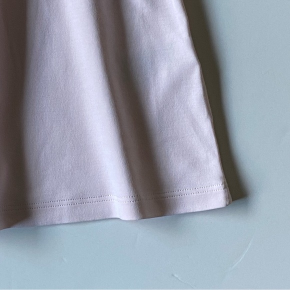 Kissy Kissy Dress 2 3 Months Pink Gray Stripes Cotton Cross Over Front EUC Girls - Picture 7 of 11